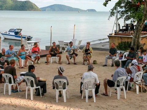 First Big Drum Circle at Central Festival Phuket