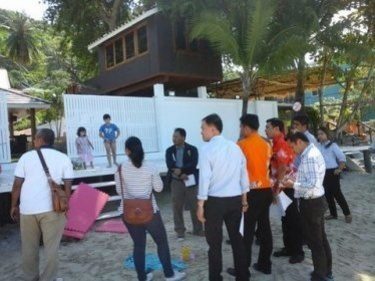 Phuket Beachfront Extensions to be Torn Down Within 30 Days