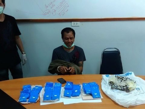 8,000 ya bah pills delivered to undercover cops in Phuket