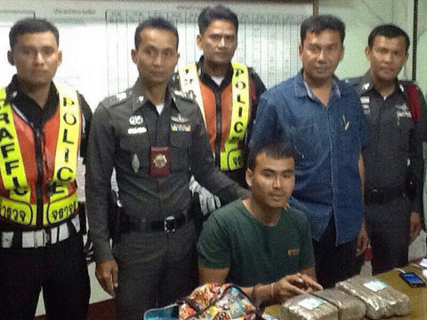 Phuket ganja dealer nabbed after busting through checkpoint