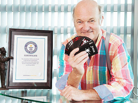 Brit sets new world record with 26 jokes in a minute