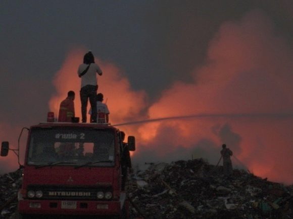 Fire breaks out at Phuket landfill site