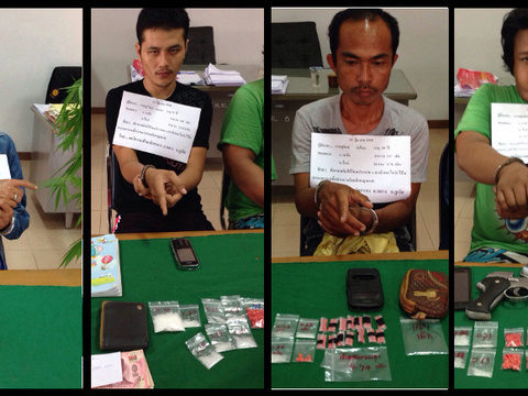 Four arrested in weekend Phuket drug raids