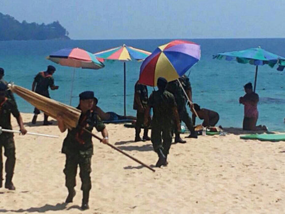 Phuket beach raids net 155 ‘illegal’ items