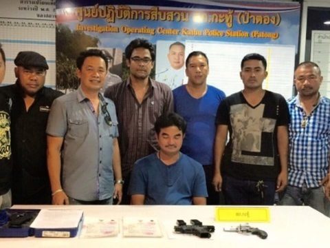 Phuket man arrested for illegal possesion of firearms