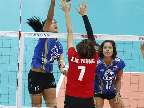 Thai ladies impress in Asian Womens Volleyball Championship