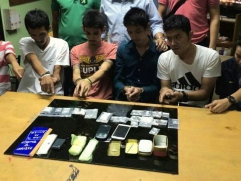 Six arrested with large amount of ice