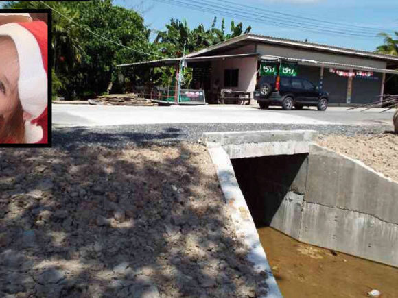 Phuket road hole that killed little Molly now fixed